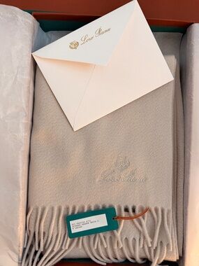 Loro Piana Sciarpa Grande UNITA Scarf - Color Sand